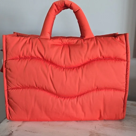 NWT Coachtopia Loop Wavy Tote In Sun Orange
